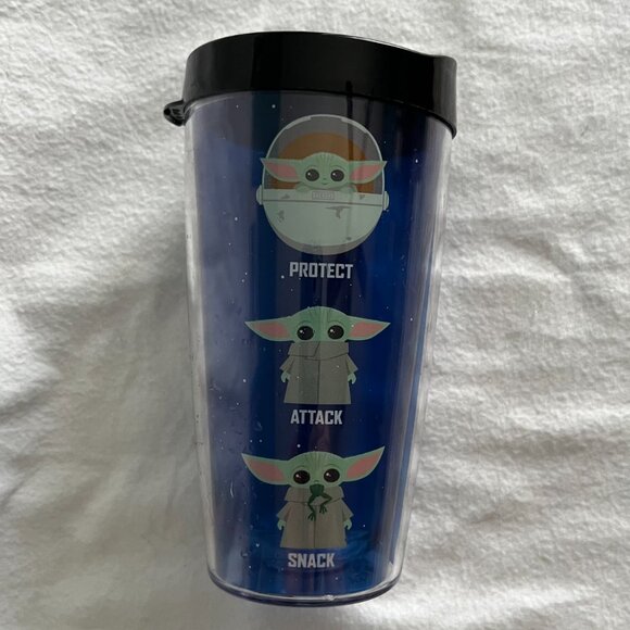 Star Wars The Mandalorian Travel Tumbler/Drink Cup 18oz - Picture 5 of 5
